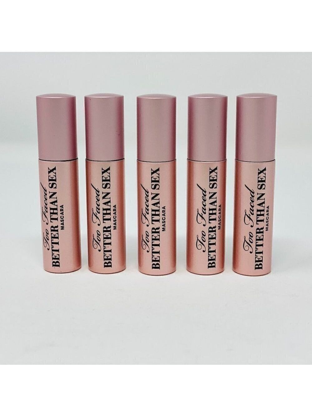 5pk- Too Faced-Better Than Sex Mascara minis .13oz